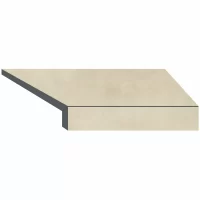 Кутовий Г-подібний елемент бортової плитки Aquaviva Patio Beige
